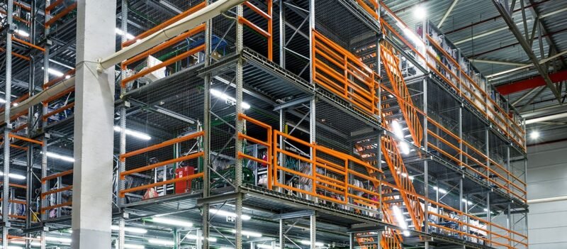 HV Heavy-Duty Multi-Tier Shelving System for Industrial Warehouses