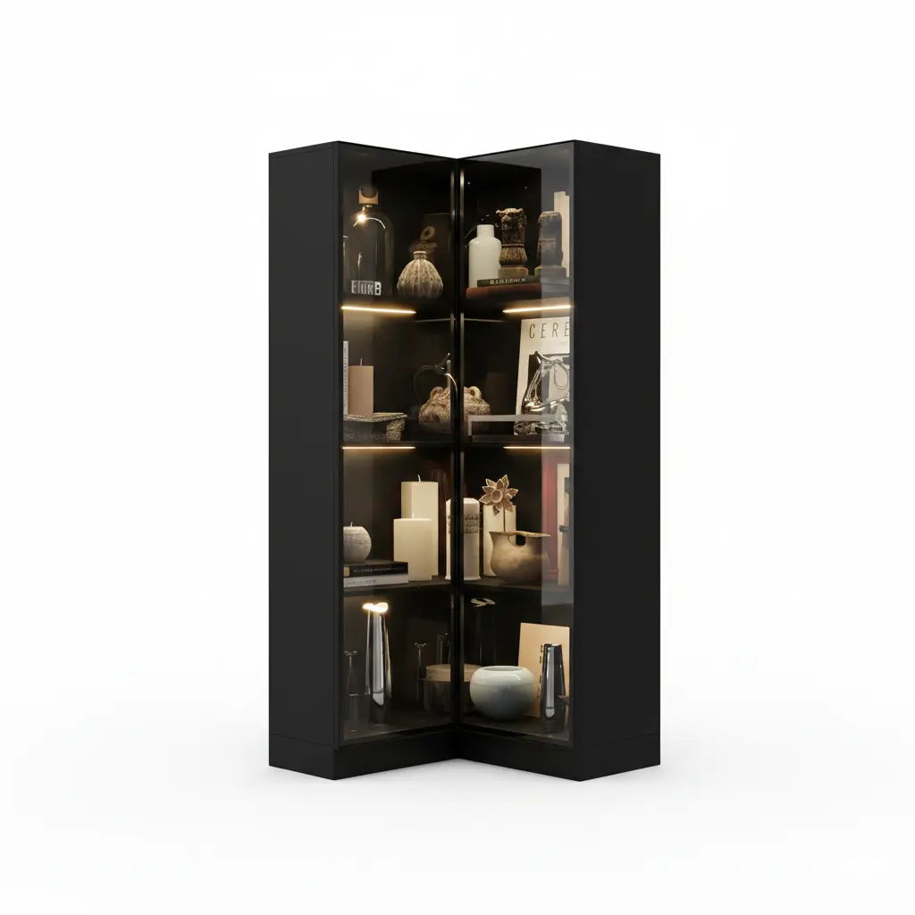 T Shape Display Shelving Unit