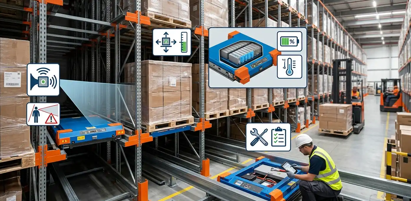 Automated pallet shuttle system optimizing storage density in a pharmaceutical warehouse