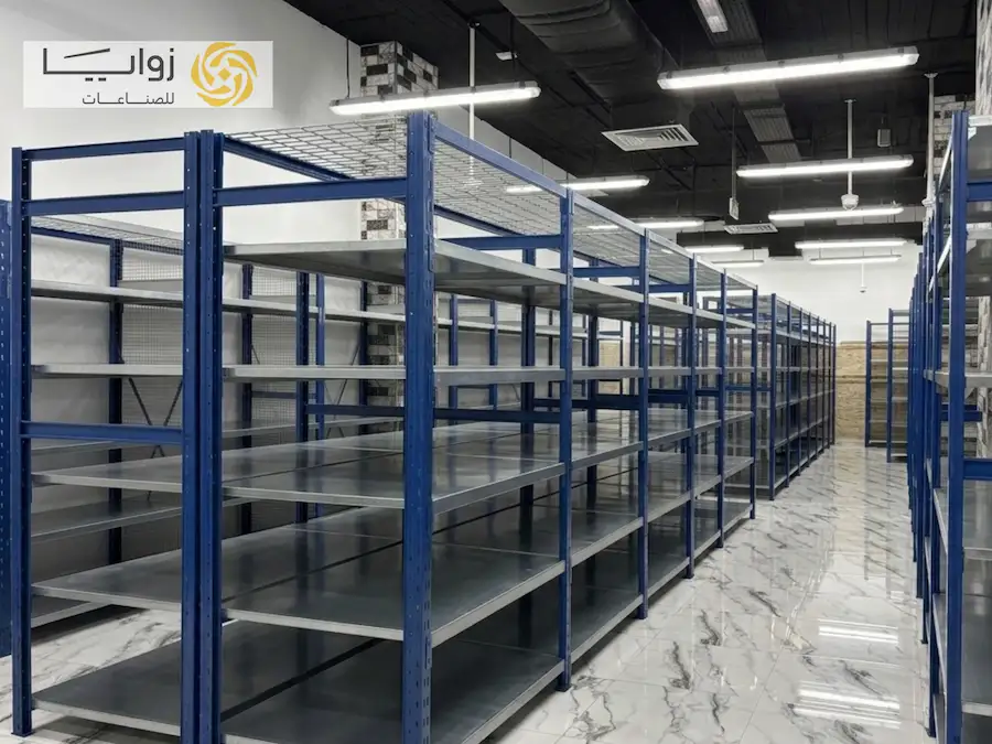 وحدة رفوف حديد Light Duty بدون مسامير (Boltless Shelving Unit) - رفوف معدنية سهلة التركيب ومقاومة للصدأ للمكاتب والجراجات ومخازن نون