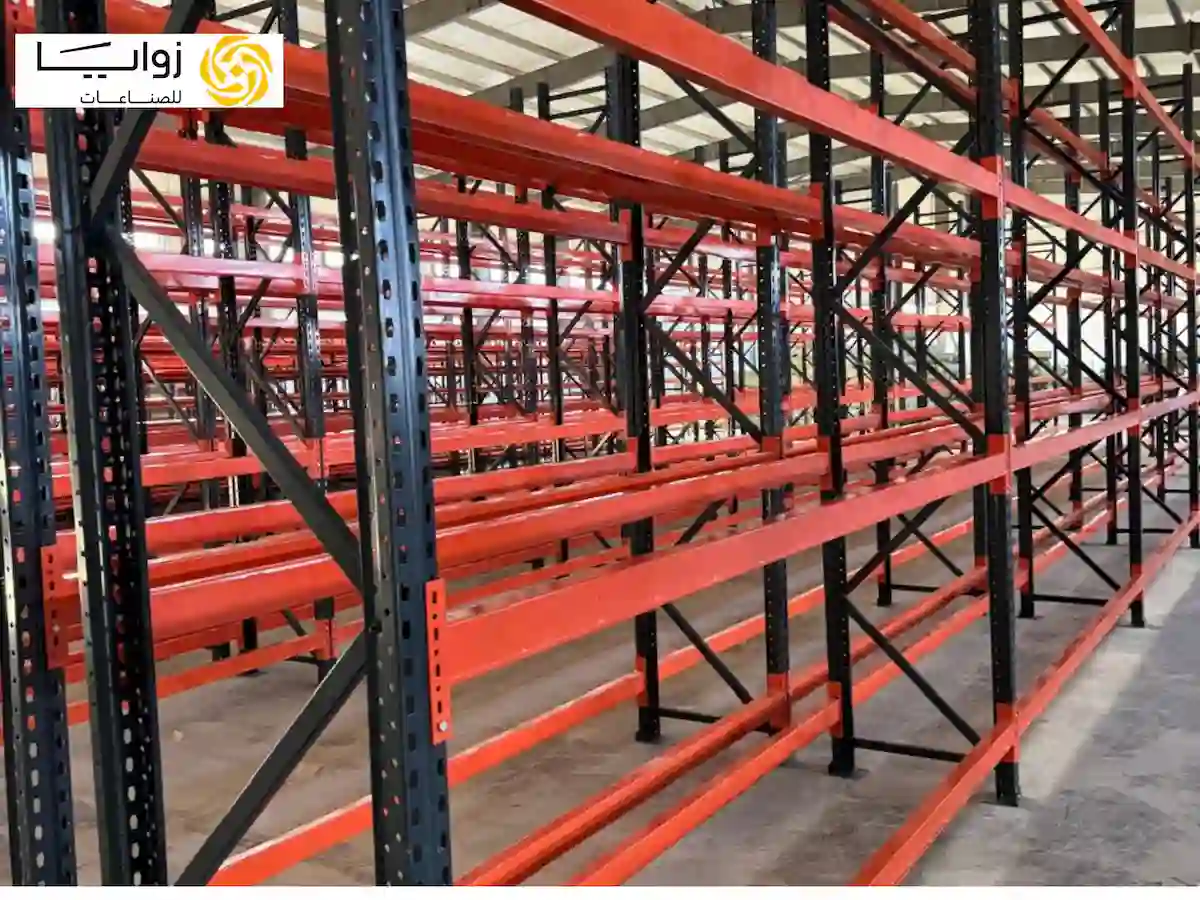 Fabric storage using Long Span Shelving at Naguib Selim warehouse