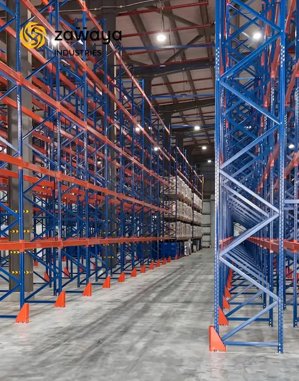 Selective Pallet Racking Systems with multi-level storage and easy accessibility.