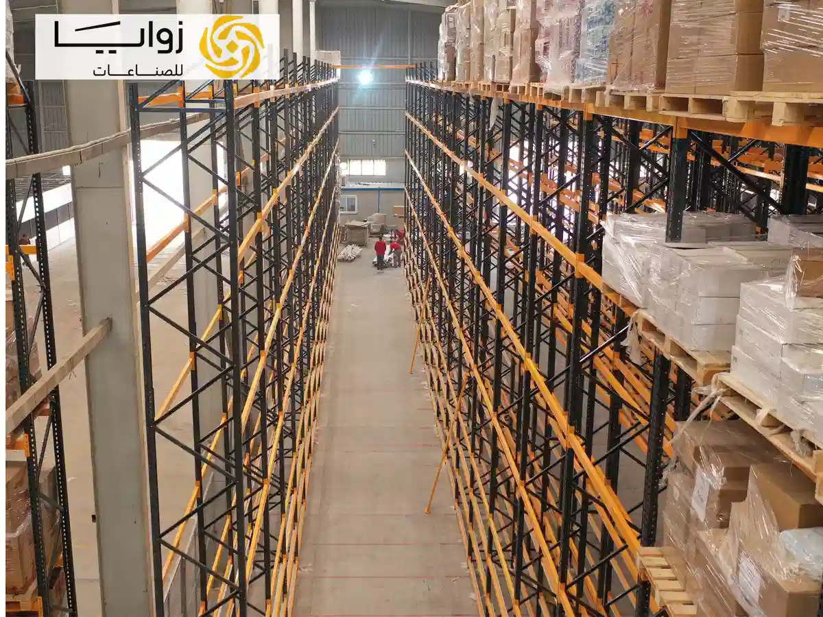 Zawaya heavy-duty pallet racking system designed for industrial and bonded warehouse storage