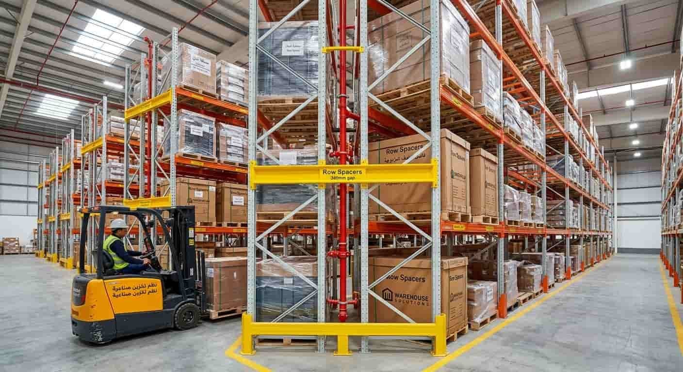 Pallet Rack Row Spacers (1)