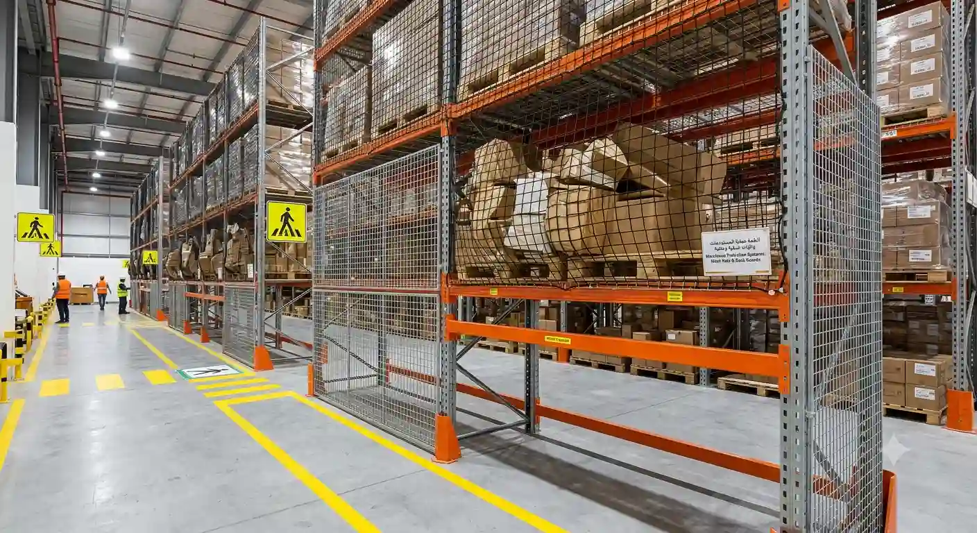 Pallet Rack Safety Guards