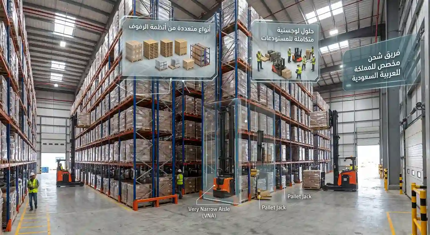 pallet racking in Saudi Arabia